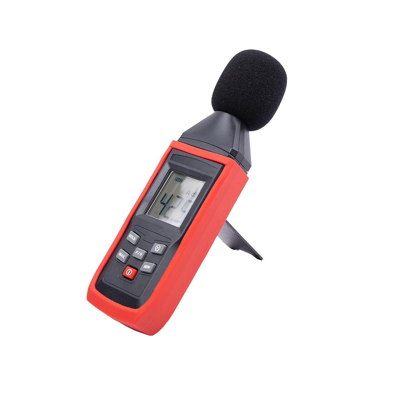 Sound Meter, Sound Level Meter, Noise Meter, Decibel Meter, Sound Analyzer, Range 30dB to 130dB with Backlight LCD Display, Data Hold, for Home, Office, School
