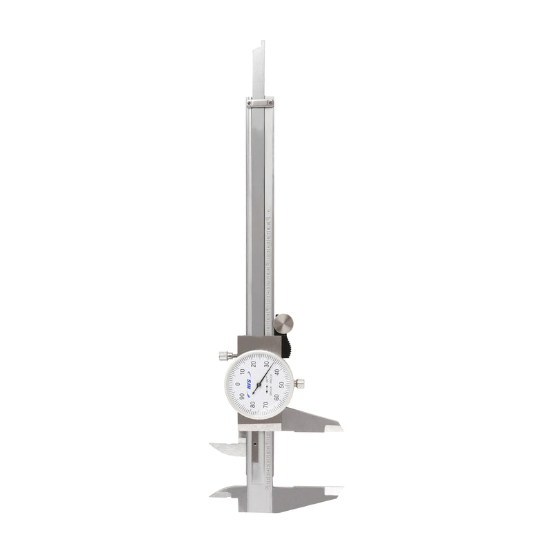 0-6" 4-Way Dial Caliper 0.001" Stainless Steel Shockproof  Measurement with Plastic Case