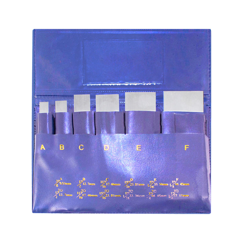 6 Pc 3/8" - 2-1/4" Adjustable Parallel Set Precision Parallel Measurement