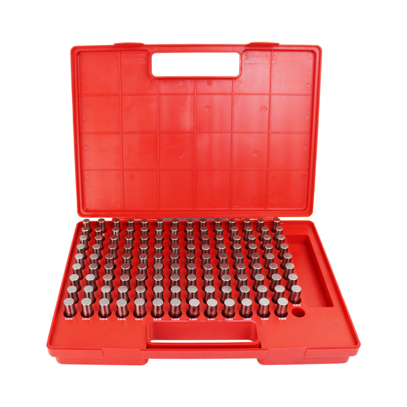 Steel Pin Gage Set Minus- 125pcs M3 .501-.625"