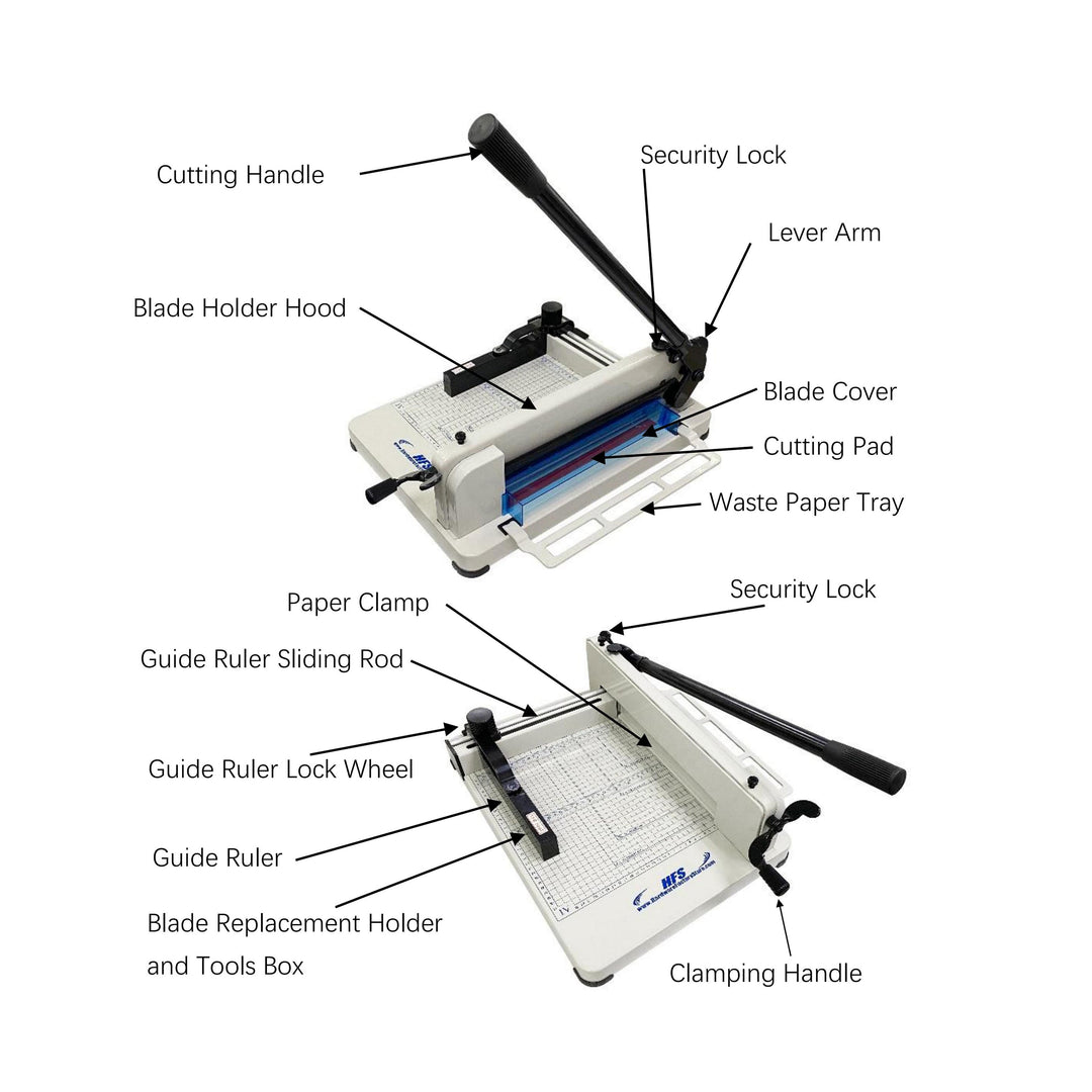 HFS 12'' A4 Heavy Duty Guillotine Paper Cutter – Hardware Factory