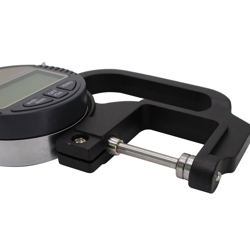 Digital Thickness Gauge 1 inch/25.4mm, 0.0005"/0.01mm, with LCD Display