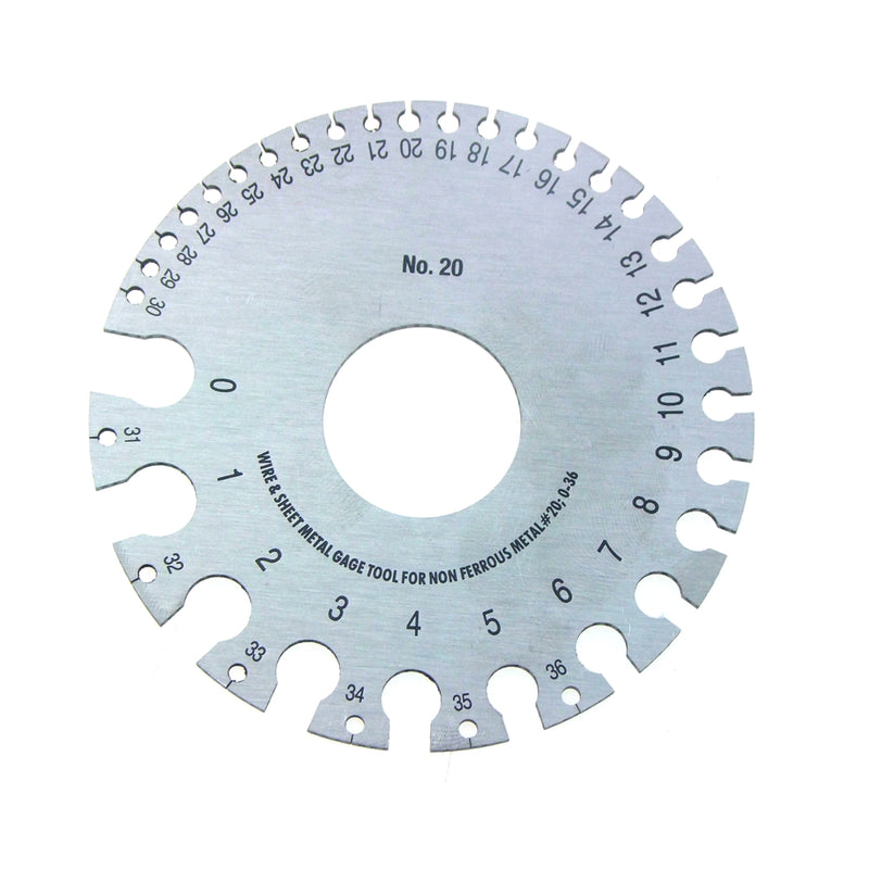 Wire & Sheet Metal Gage Tool Non Ferrous Metal 