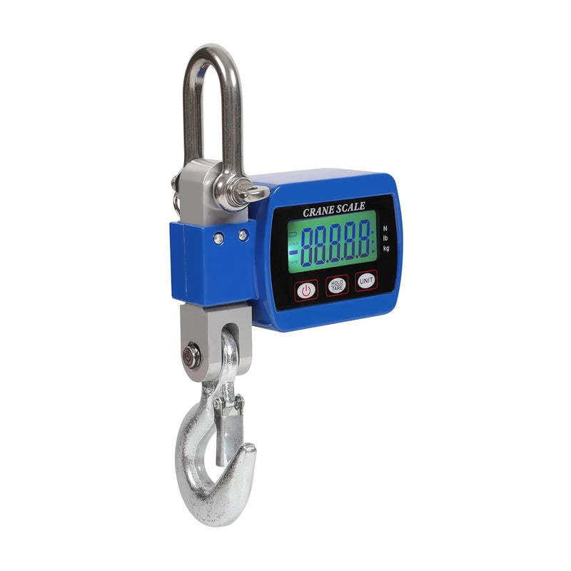 Digital Hanging Crane Scale 500kg/1100lb - Industrial, Heavy Duty, Unit Change Function, for Industrial and Hunting Use