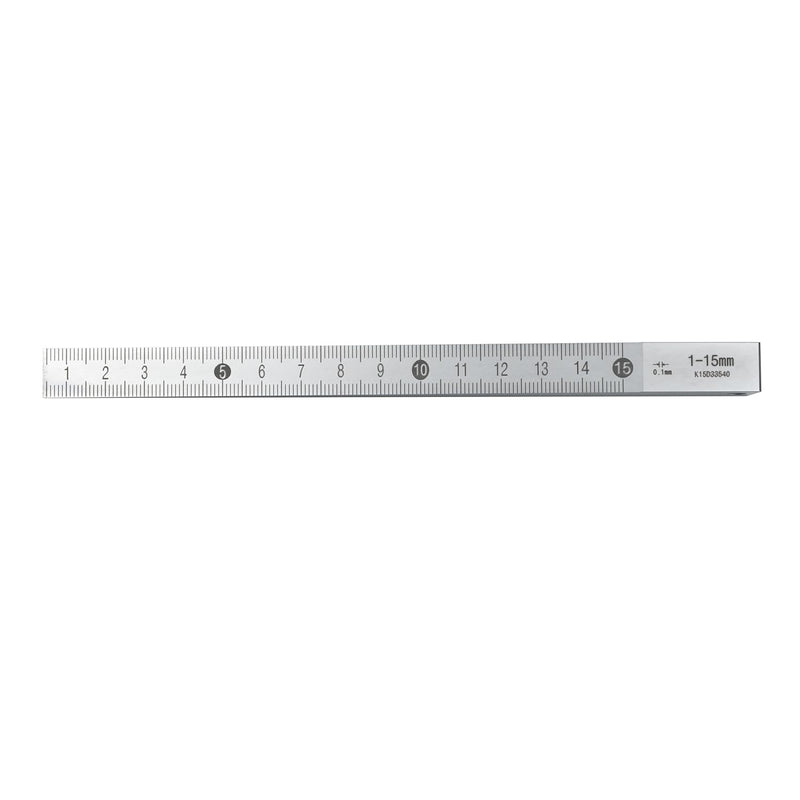 Precision Taper Gauge 0.4-6mm - Carbon Steel Gap Gage, Laser-Scaled Welding Wedge Feeler Hole Measure Tool