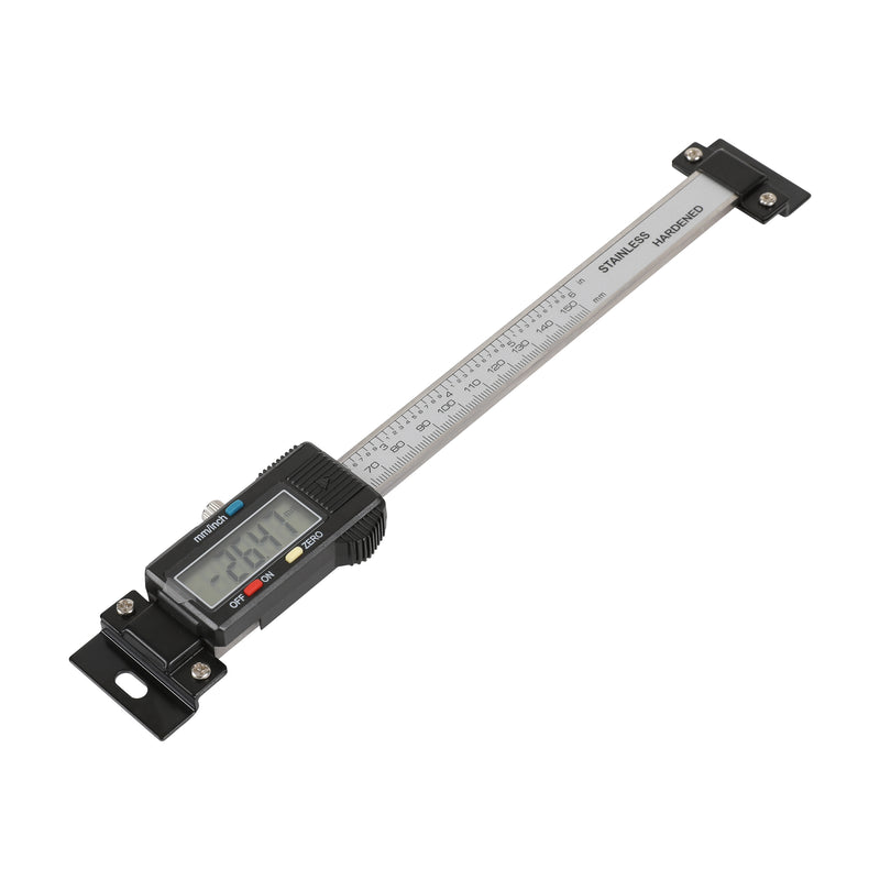 0-6"/0-150mm Digital Readout DRO Linear Scale - Hardened Stainless Steel, Accuracy ±0.05mm, Resolution 0.01mm