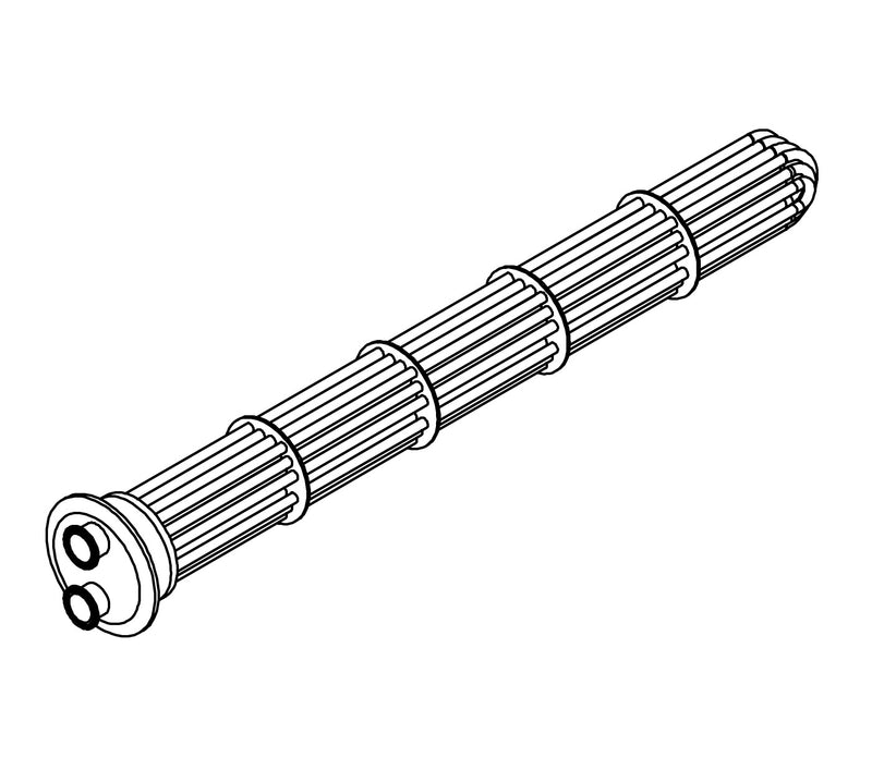 EXA HEAT EXCHANGE 6IN LID 12 PIPE (12MM OUTMETER)