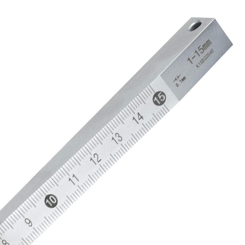 Precision Taper Gauge 0.4-6mm - Carbon Steel Gap Gage, Laser-Scaled Welding Wedge Feeler Hole Measure Tool