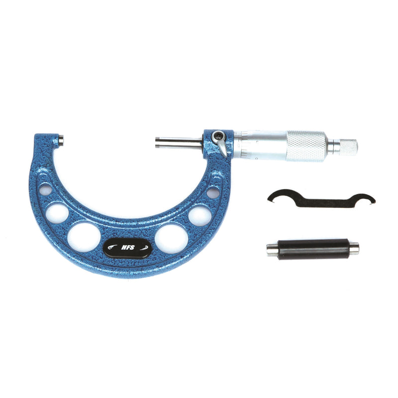 0 - 3" Micrometer Set .0001" Carbide Ground Standards (Plastic Case)