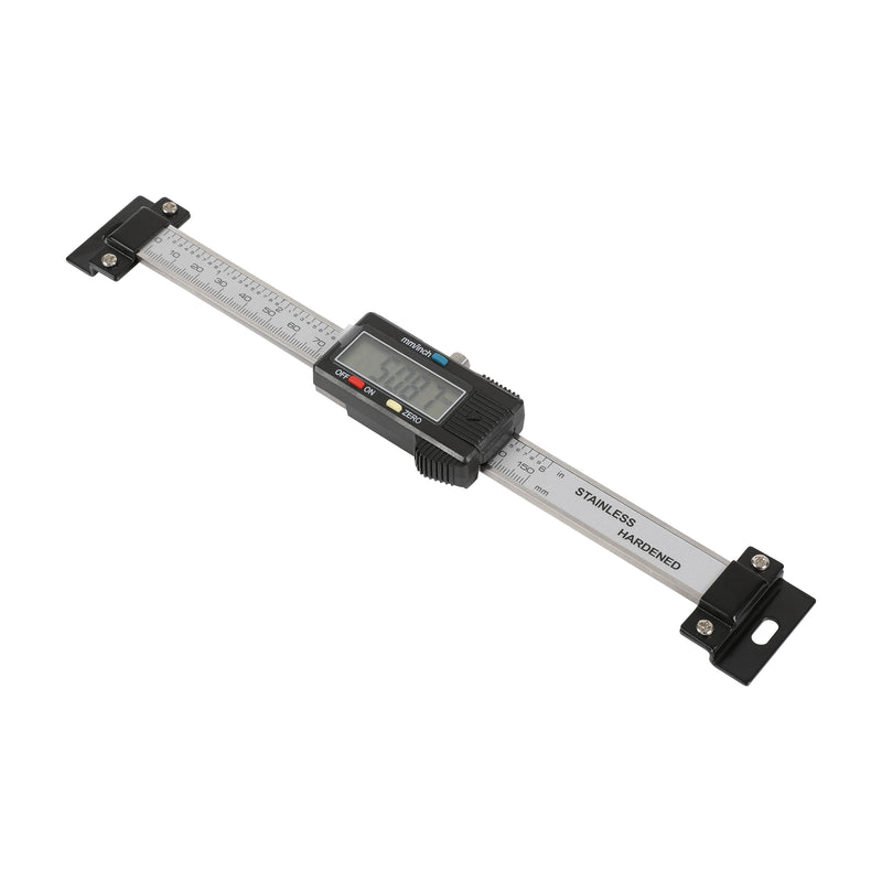 0-6"/0-150mm Digital Readout DRO Linear Scale - Hardened Stainless Steel, Accuracy ±0.05mm, Resolution 0.01mm
