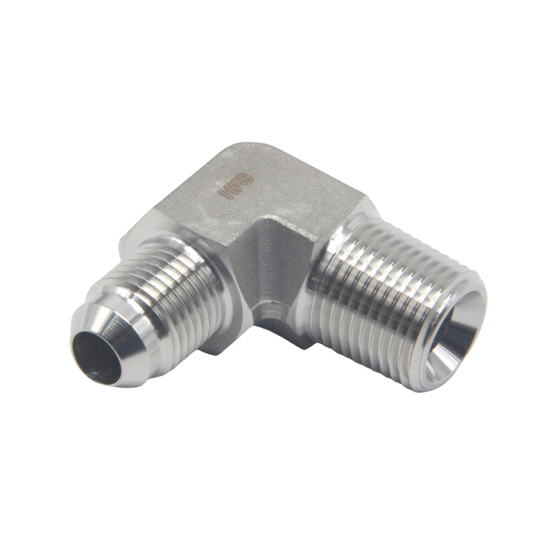 JIC Male to NPT Male Pipe 90 ° Elbow Stainless Steel 304
