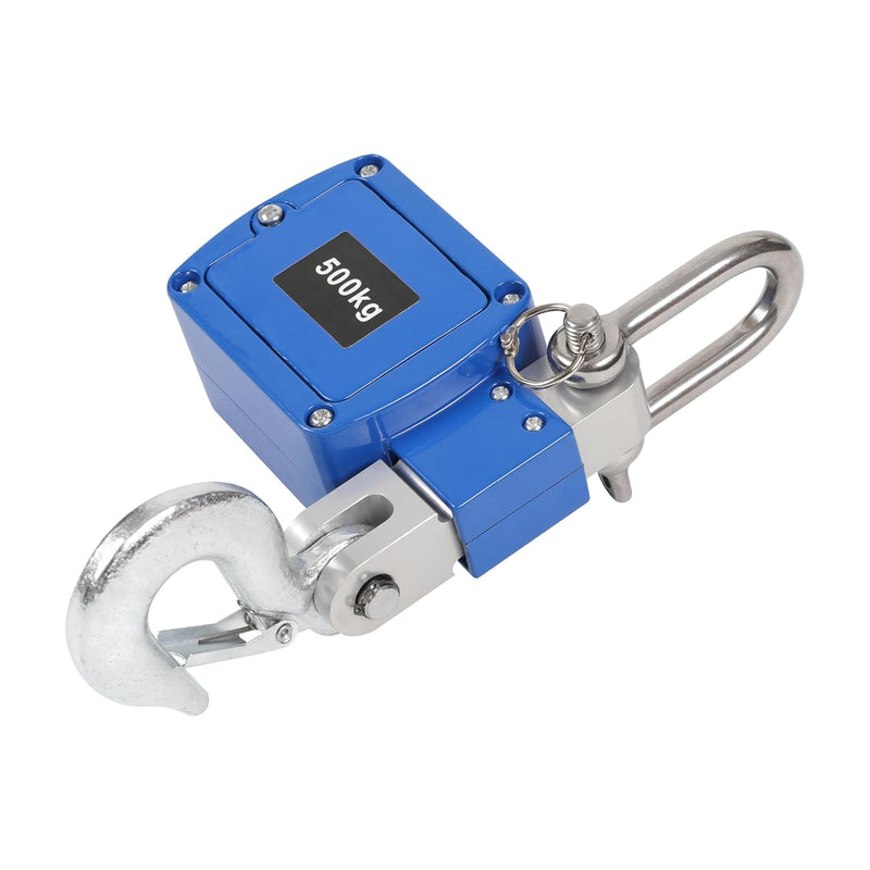 Digital Hanging Crane Scale 500kg/1100lb - Industrial, Heavy Duty, Unit Change Function, for Industrial and Hunting Use