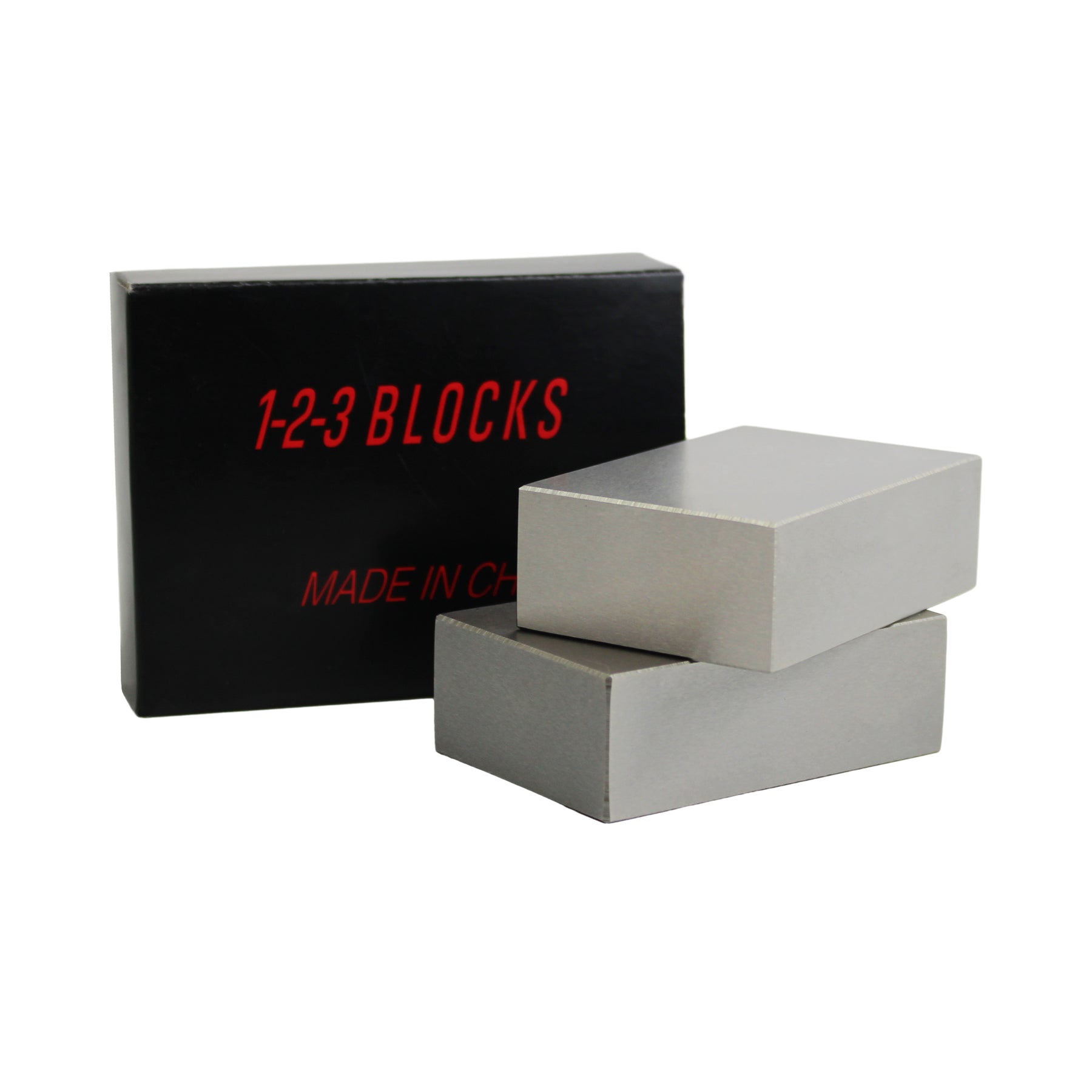 123 Engineering Blocks 1 Pair 123 Blocks 1-2-3 Ultra Precision .0002 Hardened Without Holes ...
