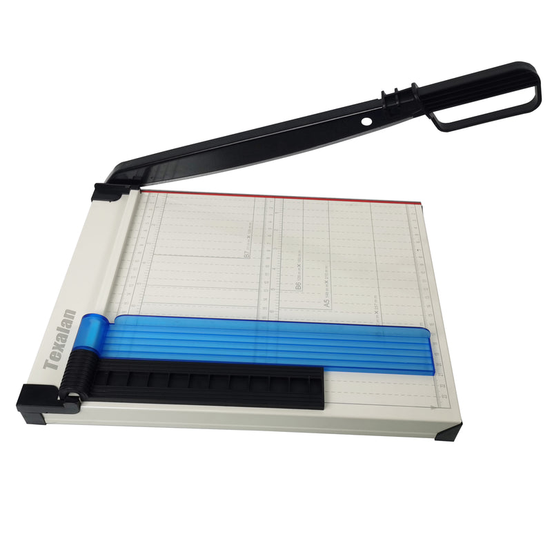 TEXALAN Paper Cutter Letter Size Paper Trimmer 12" Cut Length 12 Sheet Capacity