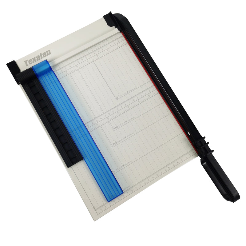 TEXALAN Paper Cutter Letter Size Paper Trimmer 12" Cut Length 12 Sheet Capacity