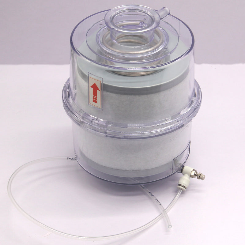 Vacuum Pump Exhaust Oil Mist Filter with Transparent Shell