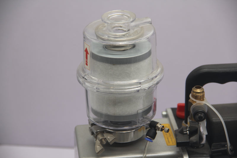 Vacuum Pump Exhaust Oil Mist Filter with Transparent Shell