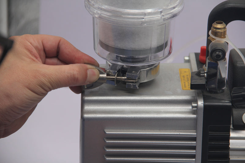 Vacuum Pump Exhaust Oil Mist Filter with Transparent Shell