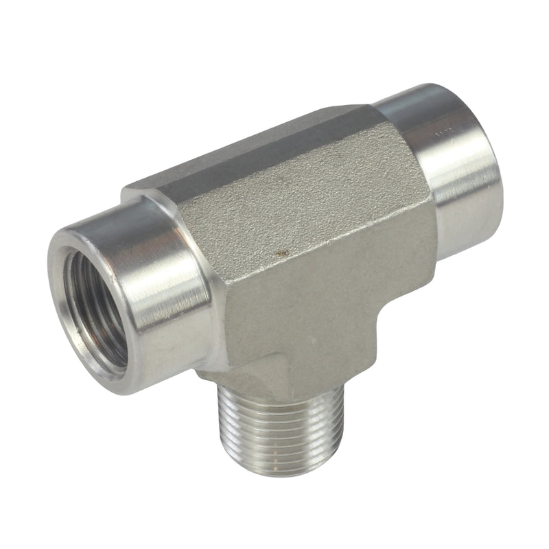 FORGED Pipe Fitting Street Tee FNPT x MNPT x FNPT Stainless Steel 304