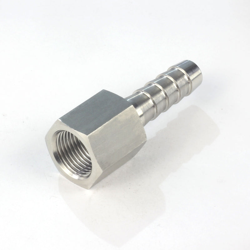 Hose Barb to NPT Female Adapter Stainless Steel 304