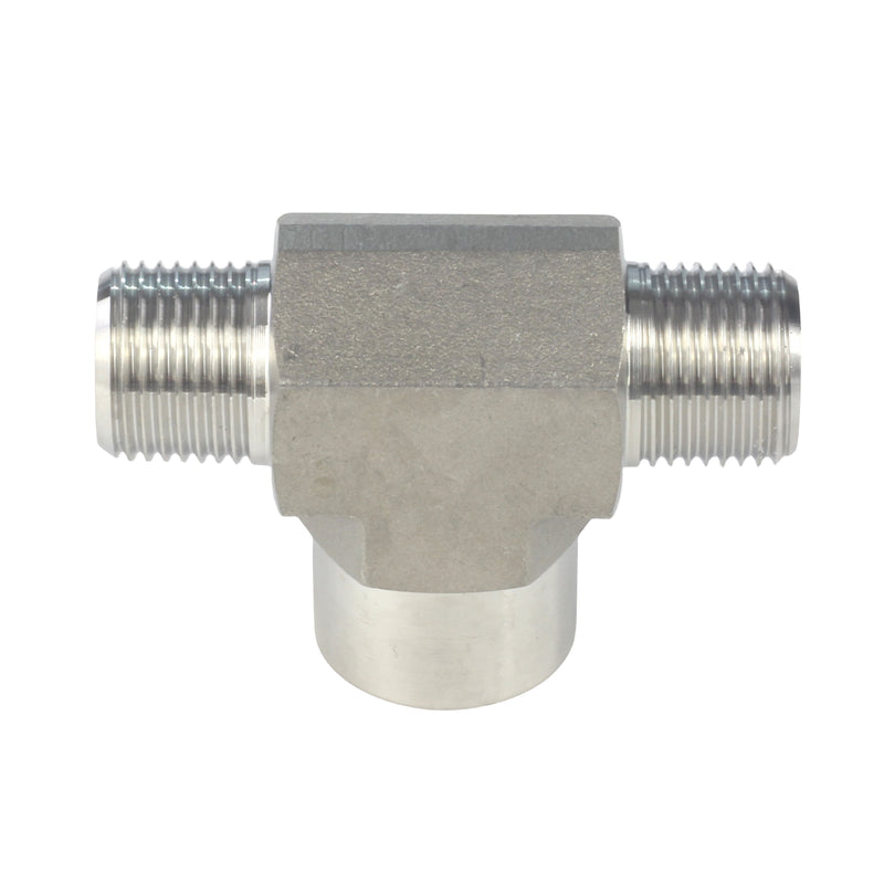 FORGED Pipe Fitting Street Tee MNPT x FNPT x MNPT Stainless Steel 304