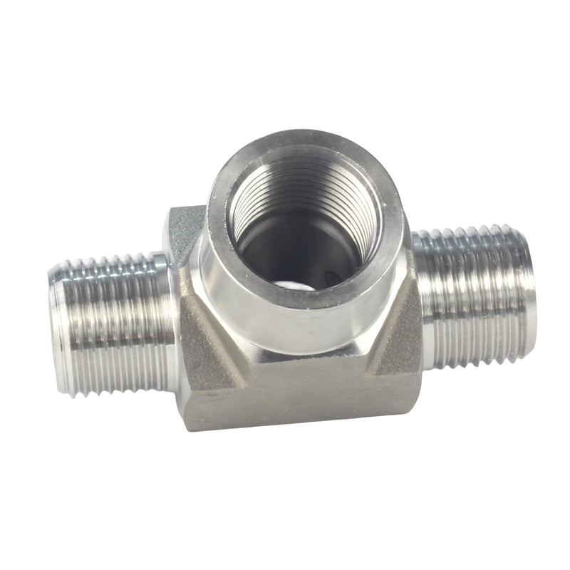 FORGED Pipe Fitting Street Tee MNPT x FNPT x MNPT Stainless Steel 304