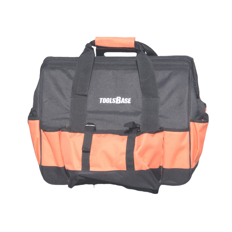 16" Heavy Duty Rolling tools bag Steel Handle, ToolsBase