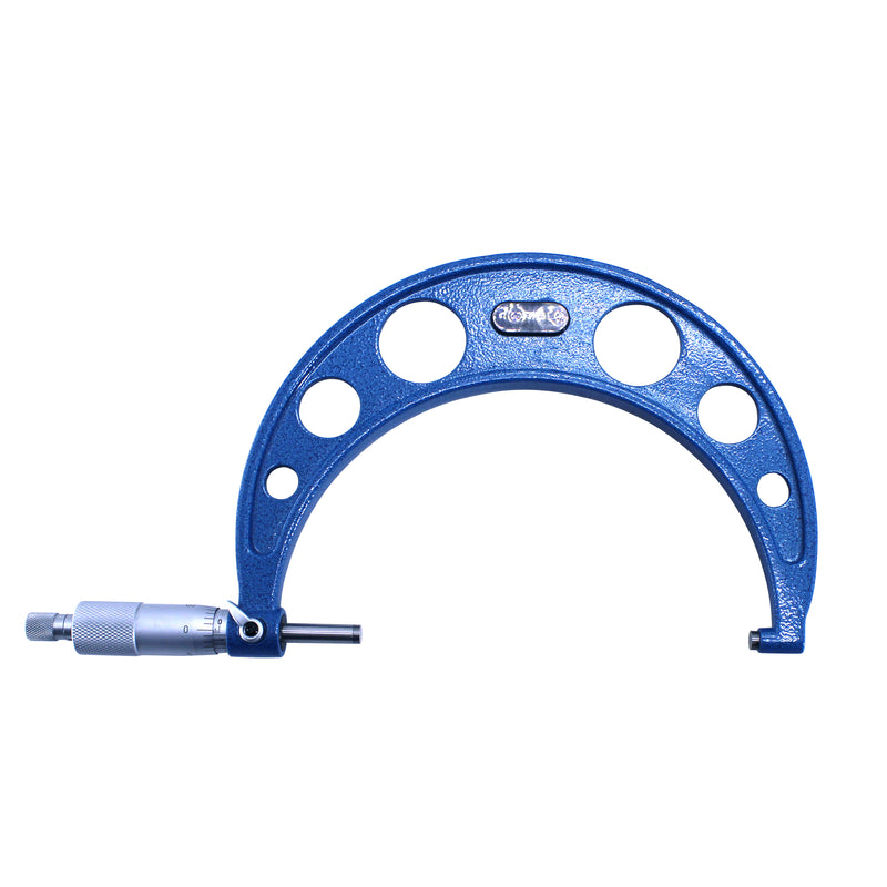 5-6" x 0.0001" Solid Metal Frame Outside Micrometer with Plastic Case