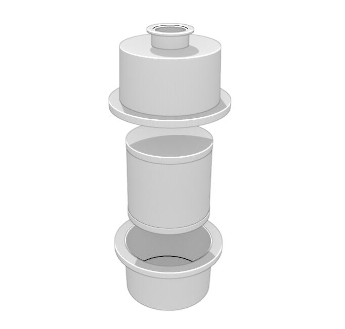 Vacuum Pump Exhaust Oil Mist Filter with Transparent Shell