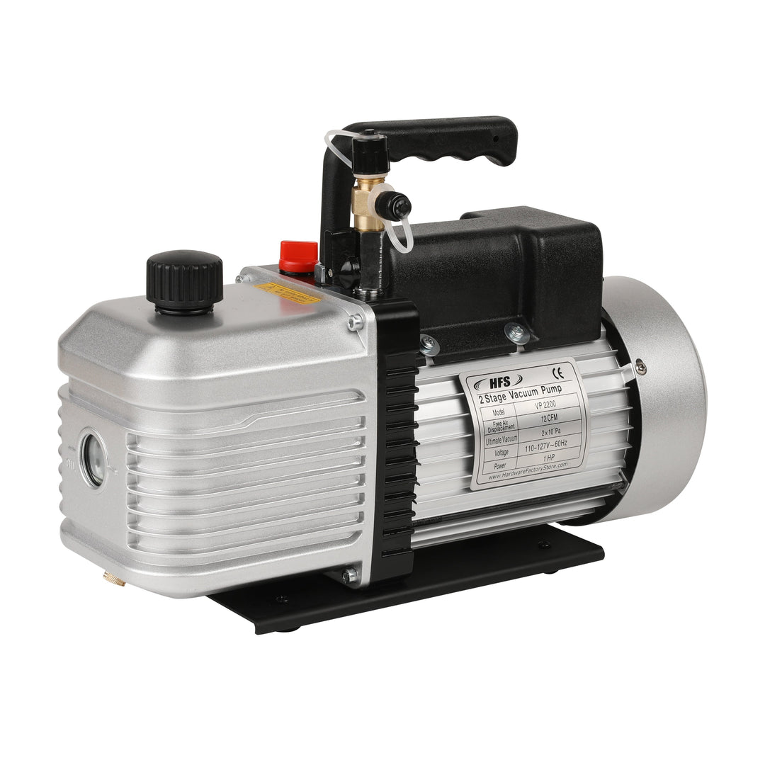 12CFM Dual Stage Vacuum Pump VP2200 – Hardware Factory Store