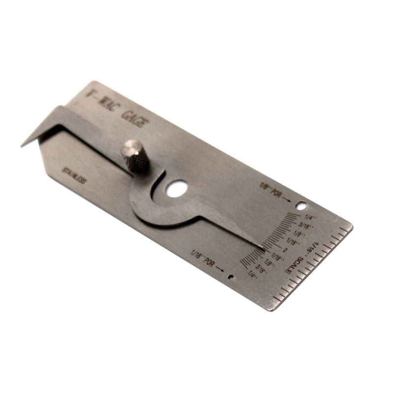 Inch V-WAC Single Weld Gauge Gage Fit Welding Inspection with Pocket