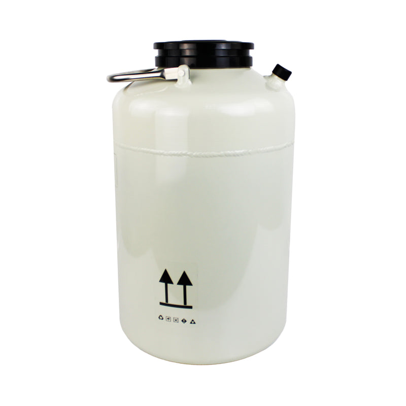 10L Big Mouth Cryogenic Container Liquid Nitrogen Ln2 Tank Wide Open Mouth