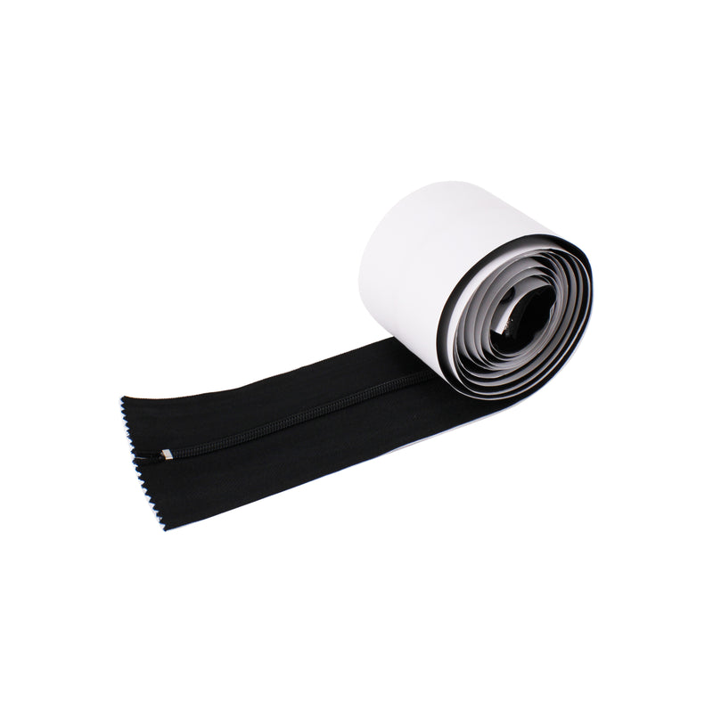 HYDROPONIC DEPOT Heavy Duty Peel & Stick Zipper for Dust Barriers 7ft x 3inch