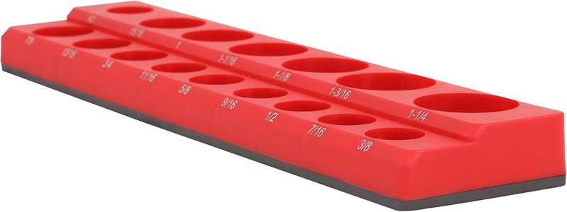 HFS(R) Magnetic Socket Organizer Set Magnetic Socket Organizer Tray SAE Standard Socket Holder Magnetic Tool Organizer