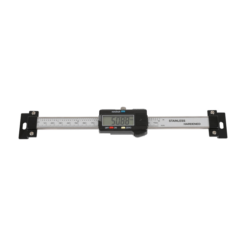 0-6"/0-150mm Digital Readout DRO Linear Scale - Hardened Stainless Steel, Accuracy ±0.05mm, Resolution 0.01mm