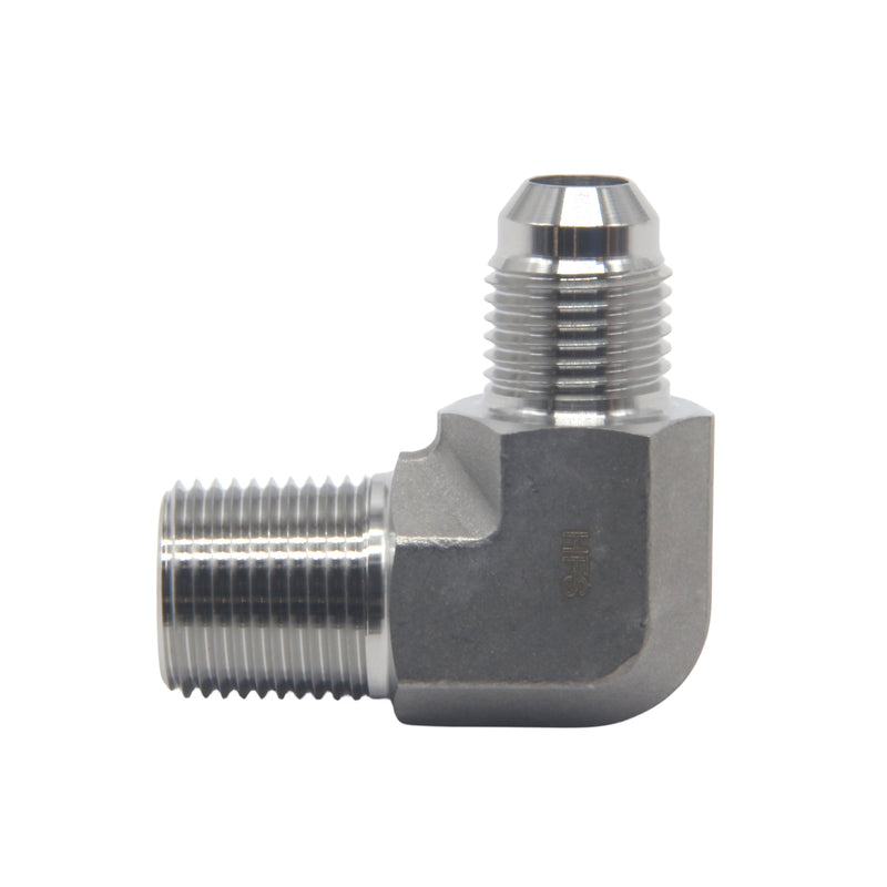 JIC Male to NPT Male Pipe 90 ° Elbow Stainless Steel 304