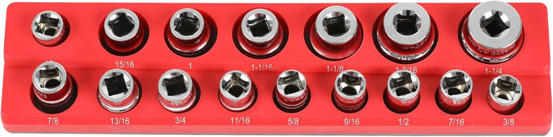 HFS(R) Magnetic Socket Organizer Set Magnetic Socket Organizer Tray SAE Standard Socket Holder Magnetic Tool Organizer