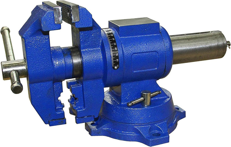 5" Multi-Purpose Rotating Bench Vise - Heavy Duty