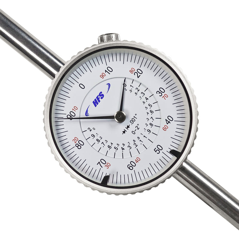 0-2" Precision Travel Dial Indicator .001 Lathe