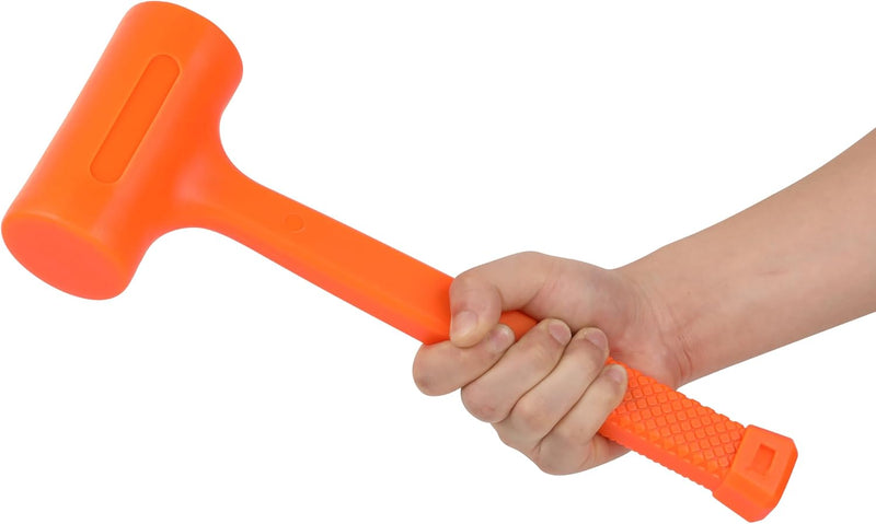 3PCS Dead Blow Hammer Set, 1, 2, 3 lb Pound Dead Blow Hammer,Unicast Deadblow Mallet with Checkered Grip