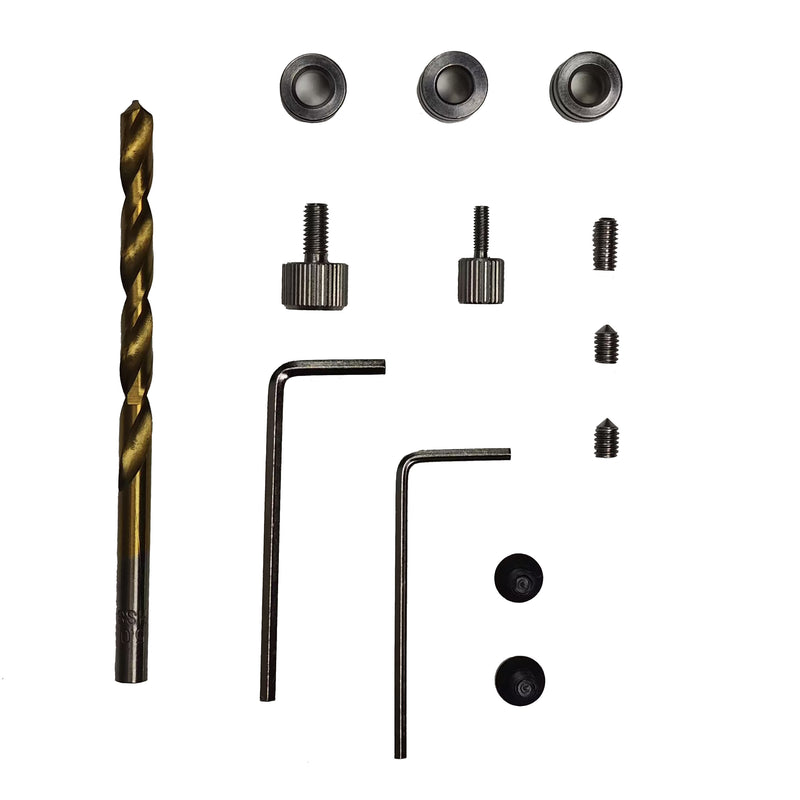 Cabinet Hardware Handle Jig - Aluminum Alloy, Adjustable, Corrosion-Resistant, Precision Drill Guide for Installation Handles Knob