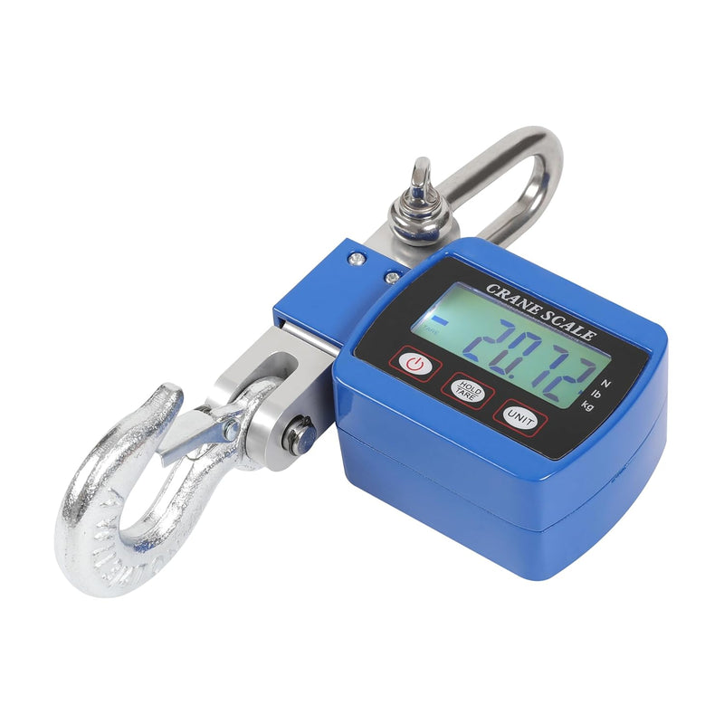 Digital Hanging Crane Scale 500kg/1100lb - Industrial, Heavy Duty, Unit Change Function, for Industrial and Hunting Use