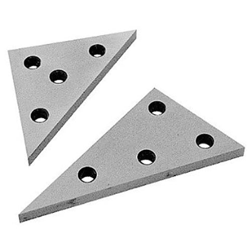 Solid 30 - 60 - 90 Angle + 45 - 45 - 90 Angle Plate Set Plates Steel S ...