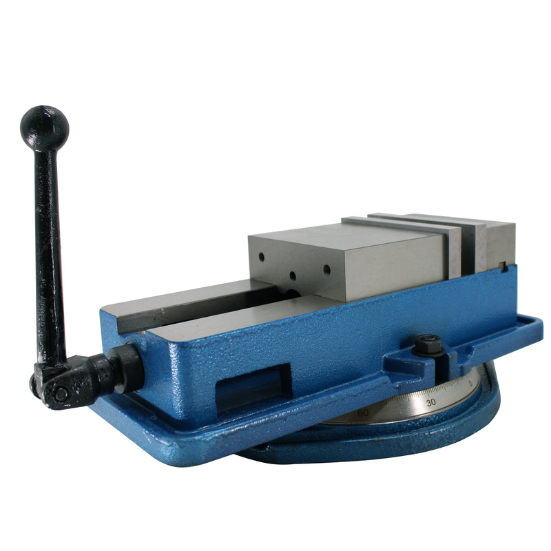 Milling Machine Lockdown Vise -Swiveling Base - Hardened Metal - CNC Vise