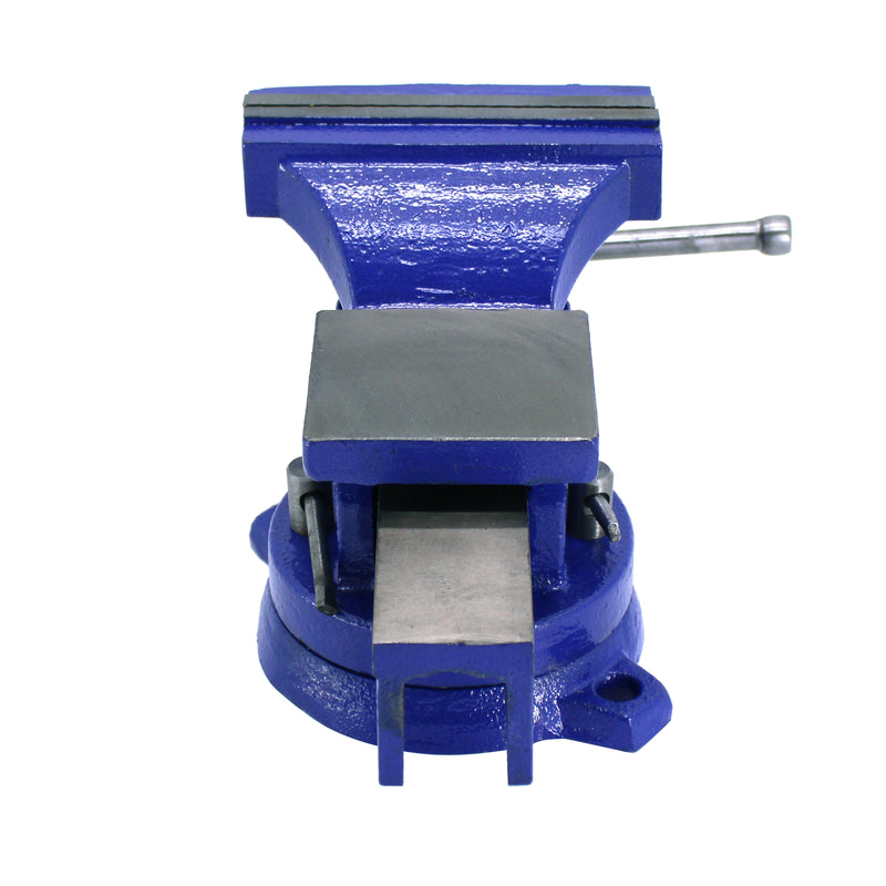 Heavy Duty Bench Vise Anvil Forged, 360° Swivel Locking Base desktop Clamp, 4" 5" 6"