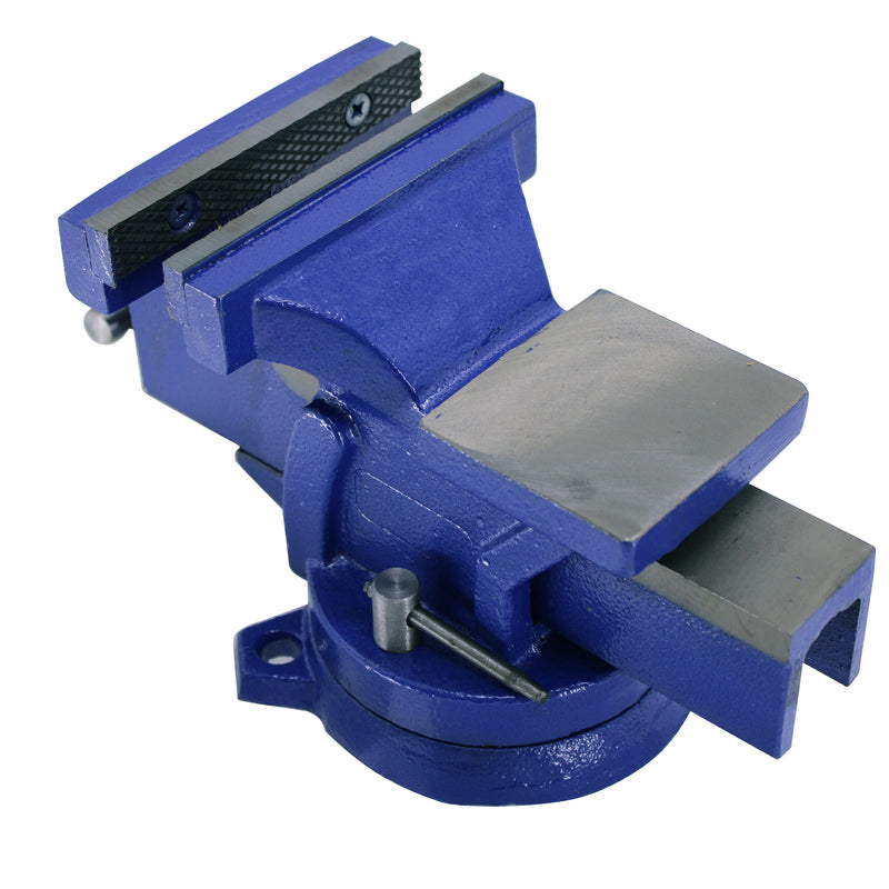 Heavy Duty Bench Vise Anvil Forged, 360° Swivel Locking Base desktop Clamp, 4" 5" 6"