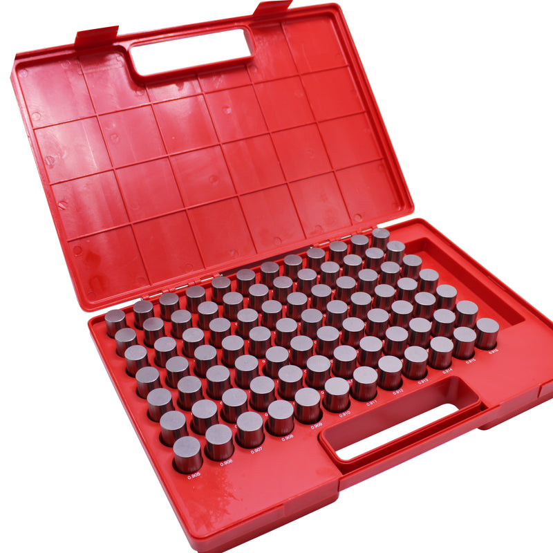 Steel Pin Gage Set Minus- 82pcs M5 .751-.832"