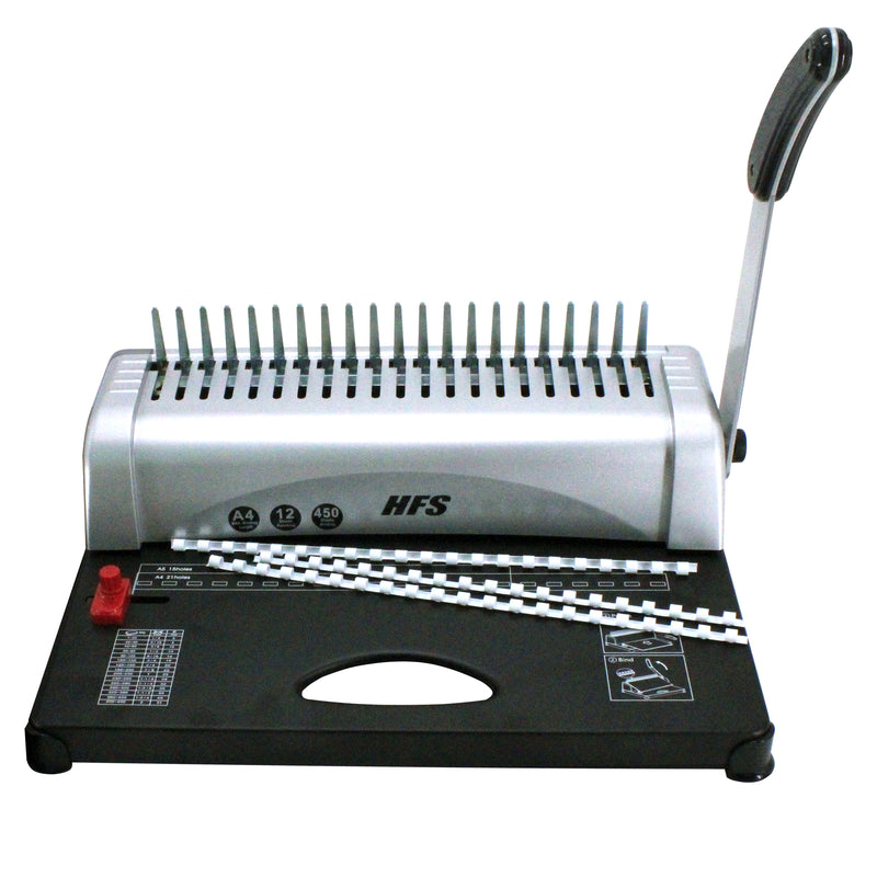 21 Hole Punch Binding Comb Machine with Binding Combs - Paper Scrapbook for A4 A5