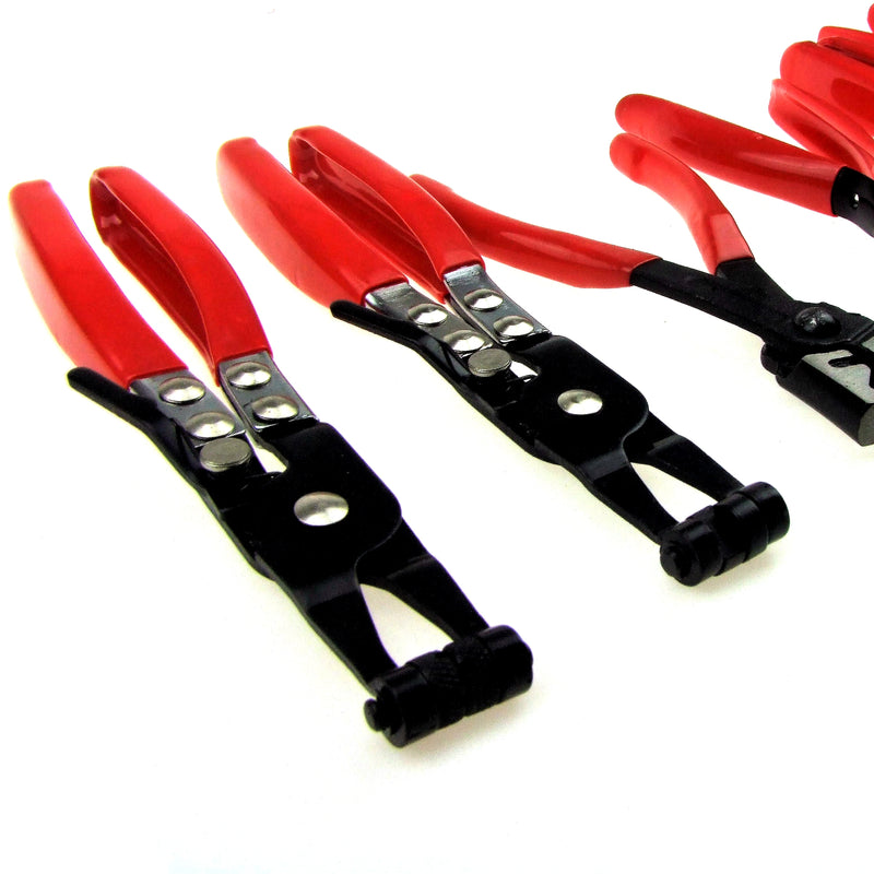 9pc Deluxe Flexible Hose Clamp Plier Assortment Kit Flexible Tool Set