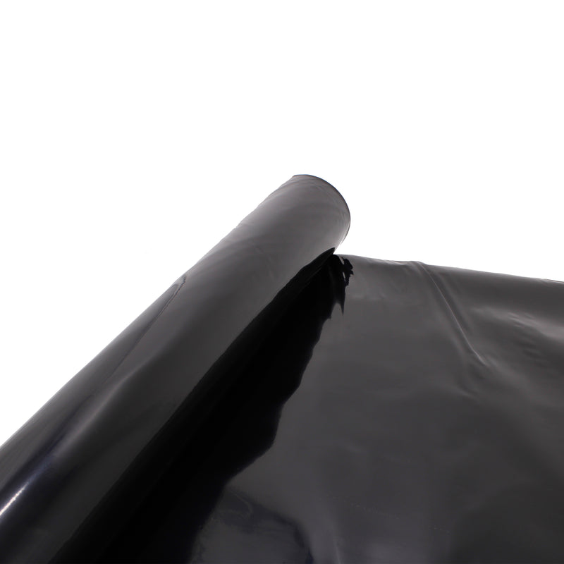 HYDROPONIC DEPOT Black Plastic Sheeting Roll 6 Mil